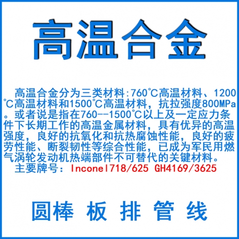 高温合金 inconel718/625